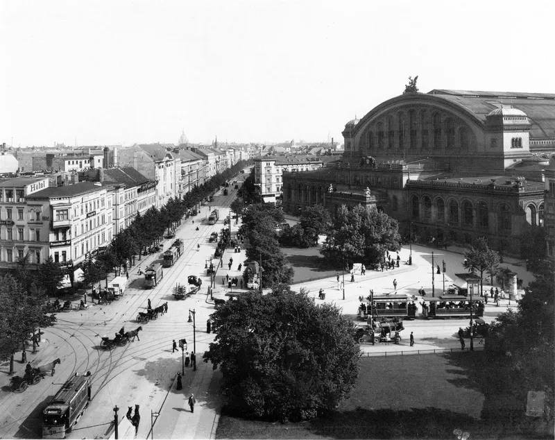 Anhalter Bahnhof - before the Second World War, the largest train station in Europe