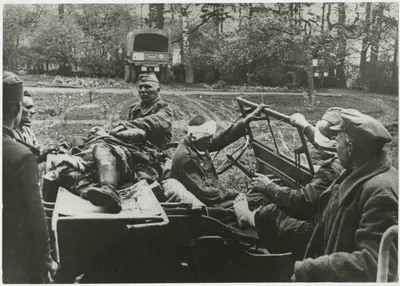 Wounded Red Army soldiers