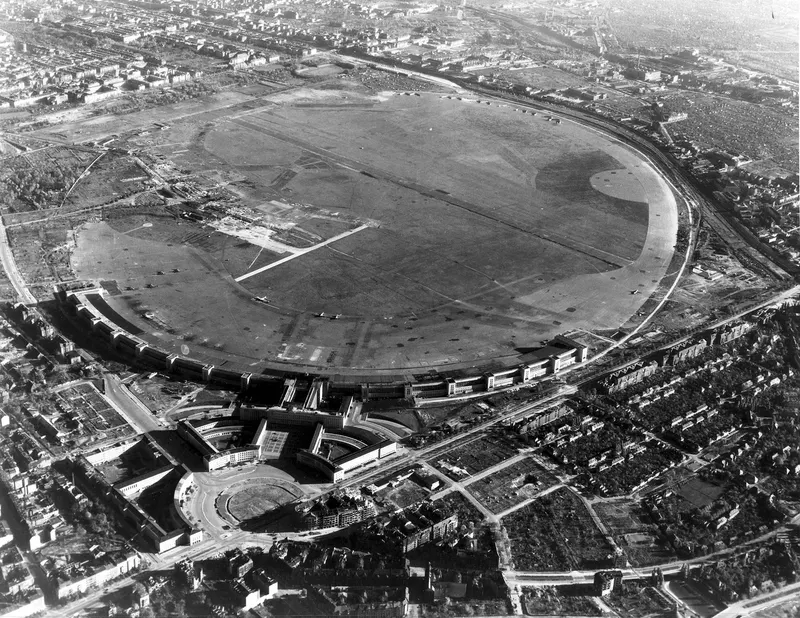 Berlin's largest airport - Tempelhof - would eventually fall to the Soviets on April 26th/Image: US Government Archive