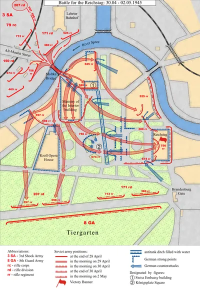 Battle for Reichstag 1945 map-eng