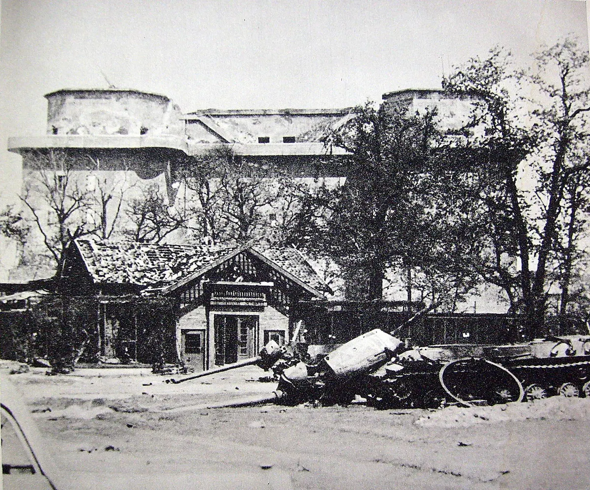 Maj 1945 schron Berlin ZOO