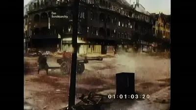 INTENSE Combat Footage Battle Of Berlin 1945 HDR